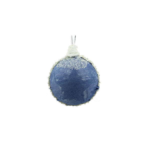 Foam Bauble - Jeans Blue (8cm)