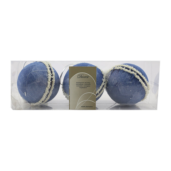 Foam Bauble - Jeans Blue (8cm)