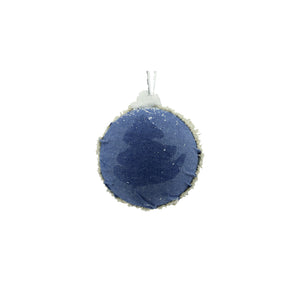Foam Bauble - Jeans Blue (8cm)