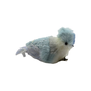 Bird With Glitter On Clip (7cm)