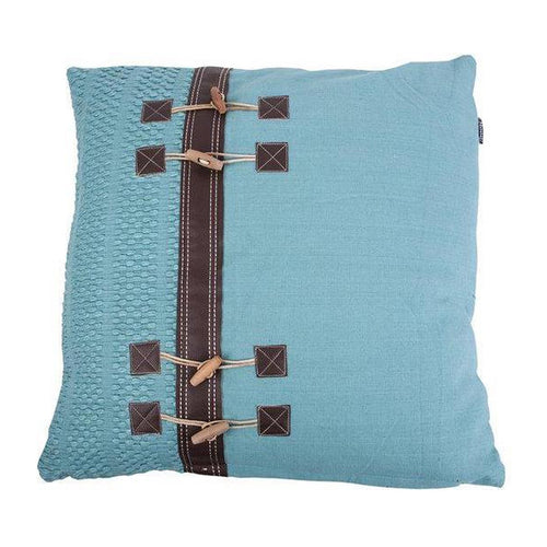 Blue Wood Cushion Cover (50 cm)