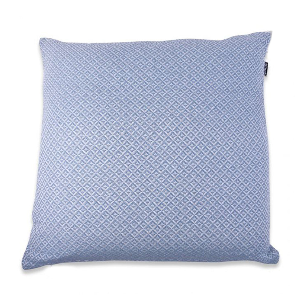 Geometry Faded Blue Cushion