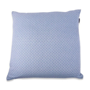 Geometry Faded Blue Cushion