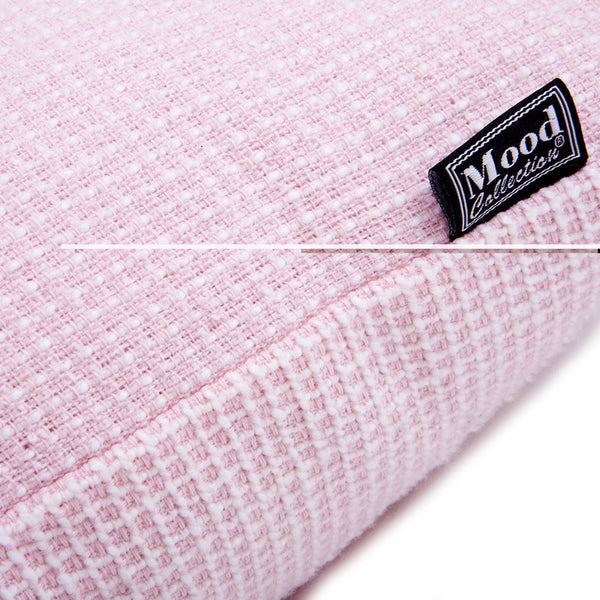 Tweed Soft Pink Cushion (50 cm)