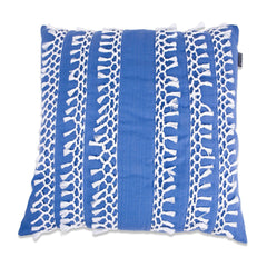 Holland Blue Fringle Cushion