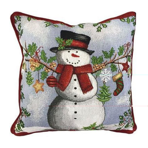 Snowman Branch Cushion (45x45cm)
