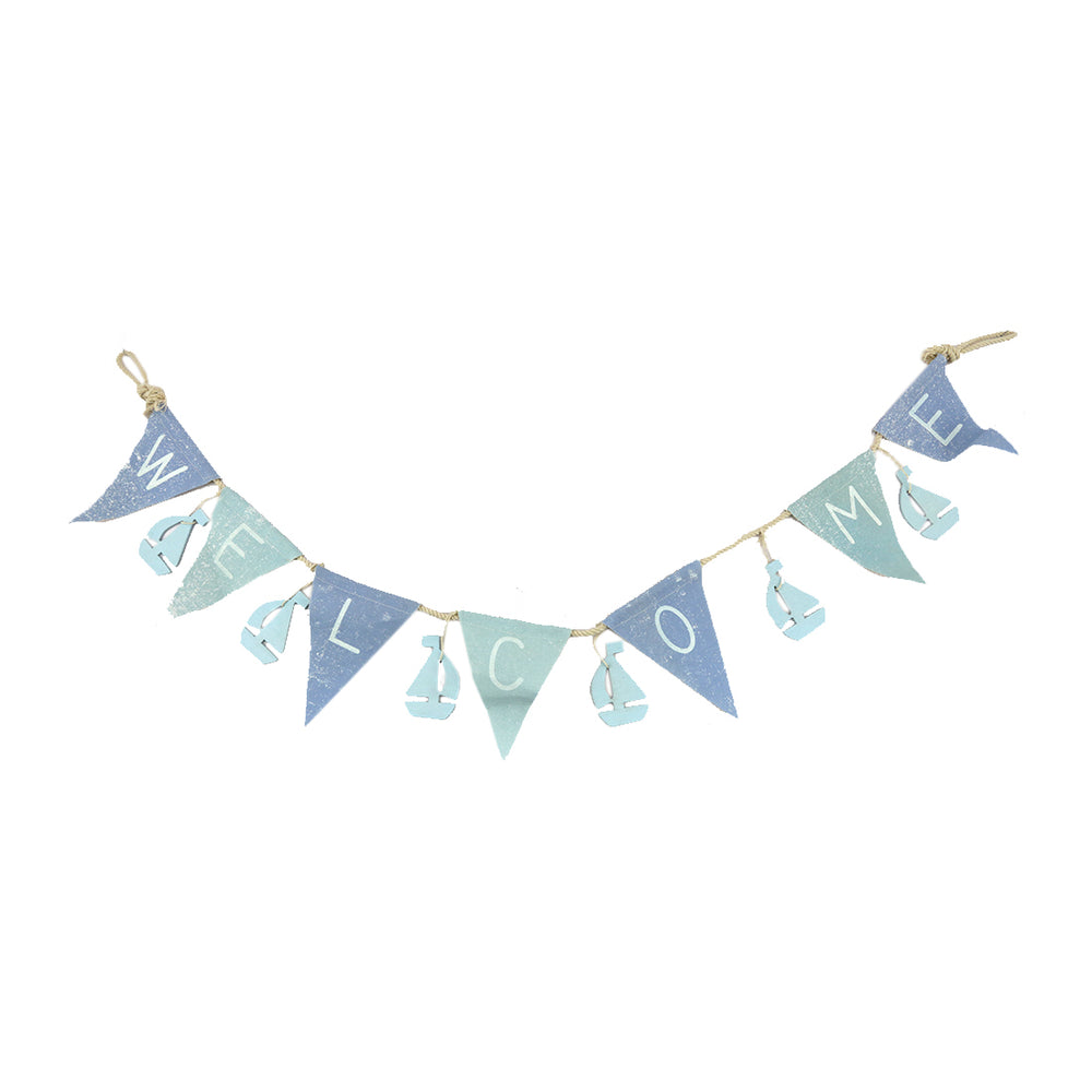 Fabric Welcome Garland