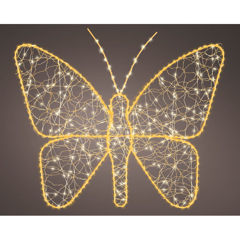 Micro LED butterfly metal flashing & static effect outdoor