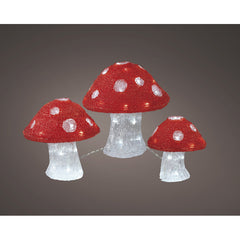 LED mushroom acrylic steady outdoor