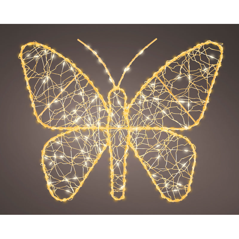 Micro LED butterfly metal flashing & static effect outdoor