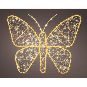 Micro LED butterfly metal flashing & static effect outdoor