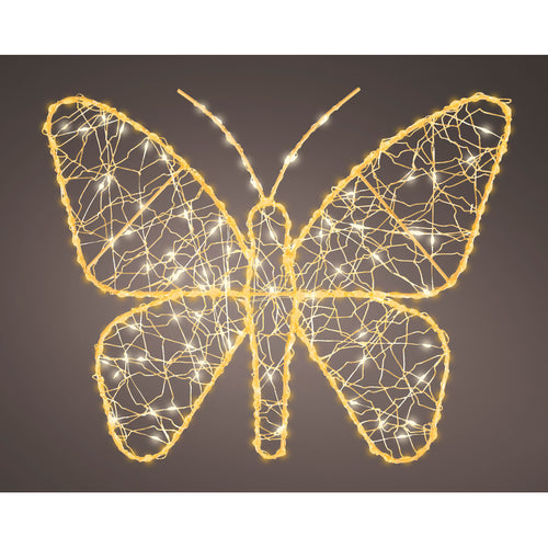 Micro LED butterfly metal flashing & static effect outdoor