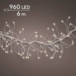 Micro LED cluster lights 8 function twinkle effect outdoor