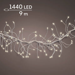 Micro LED cluster lights 8 function twinkle effect outdoor