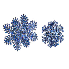 Plastic Snowflake With Hanger (10cm)