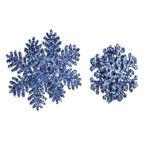Plastic Snowflake With Hanger (10cm)