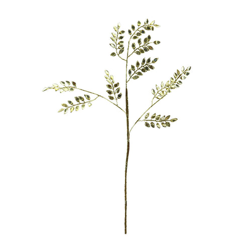 Strass Leaf Spray (70cm)