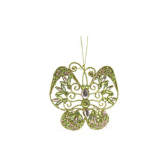 Plastic Butterfly With Beads