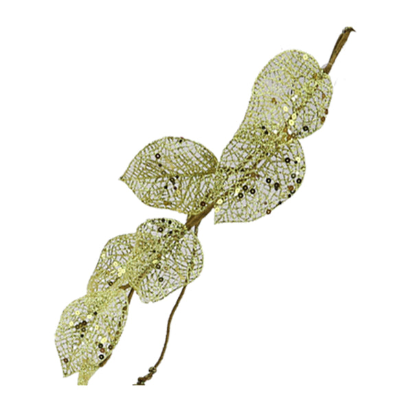 Light Gold Leaf Garland (100cm)