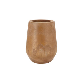 Natural Wood Vase (29 cm)