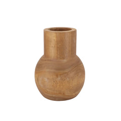 Natural Wood Neck Vase (29 cm)