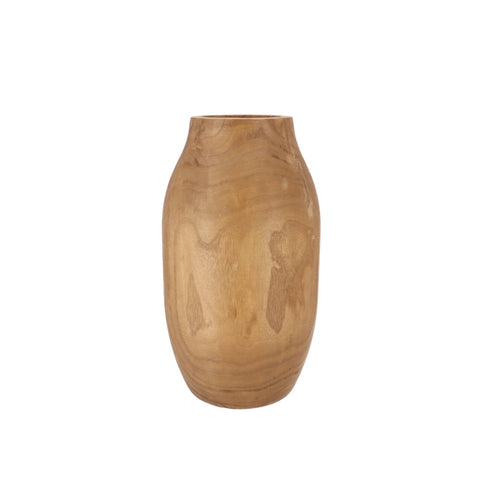 Tall Natural Wood Vase (43 cm)