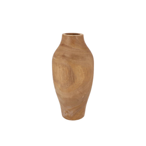Curvy Natural Wood Vase (39 cm)