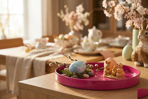 Fuchsia Melamine Tray (32 cm)