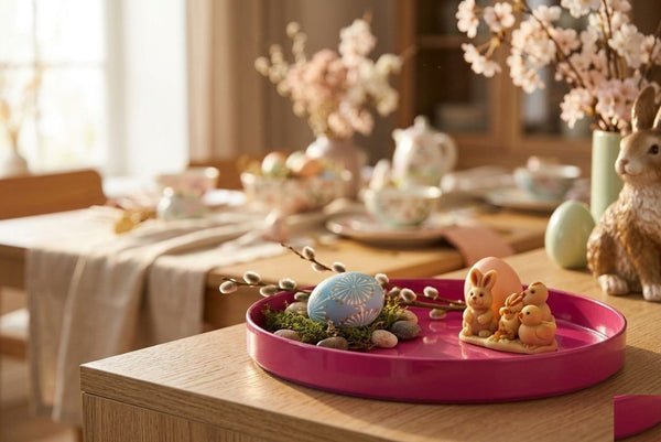 Fuchsia Melamine Tray (32 cm)