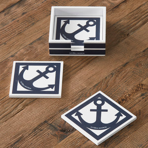 RM Anchor Coasters 4 Pcs