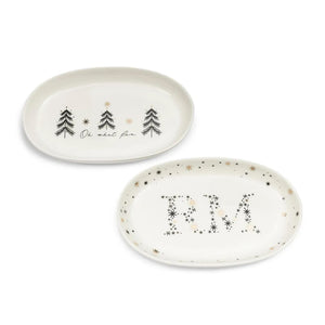 RM christmas plate 2 pcs l18cm
