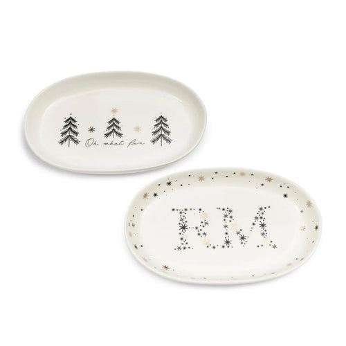 RM christmas plate 2 pcs l18cm