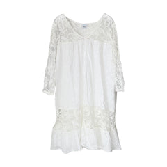 Dress in white color large