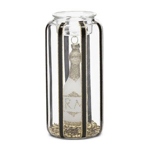 RM fillable sparkling votive h15.5cm