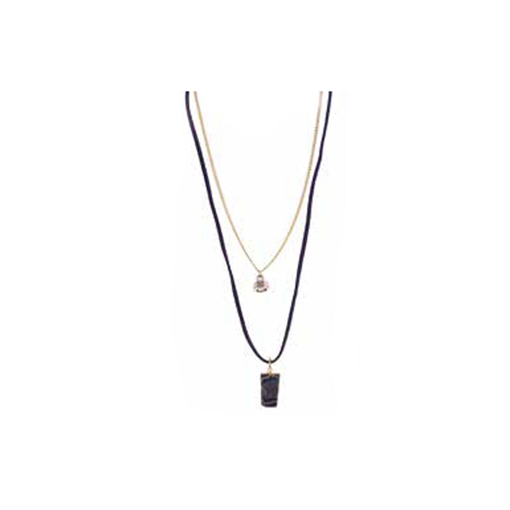 Necklace blue & purple