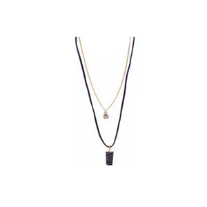 Necklace blue & purple
