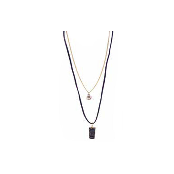 Necklace blue & purple