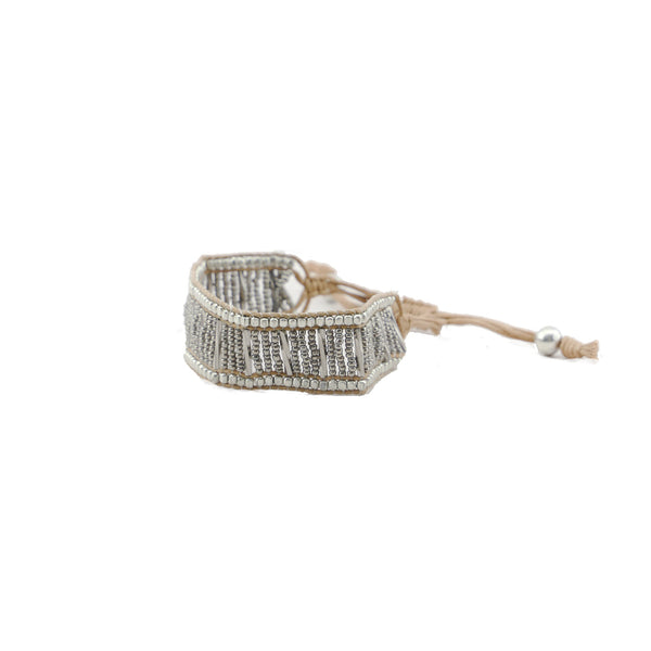 Bracelet in black & gold color