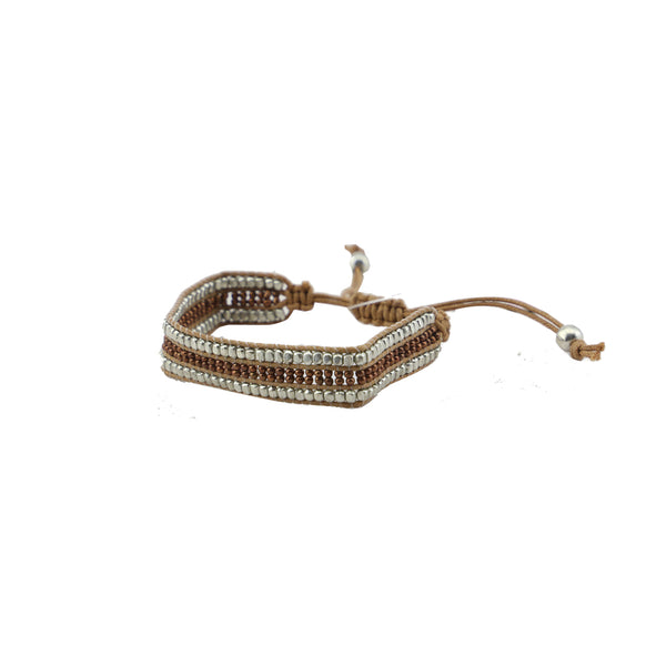 Bracelet in black & gold color