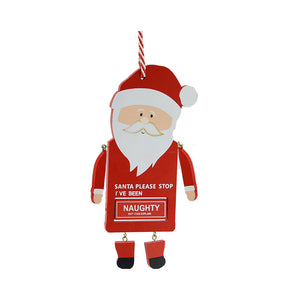 Santa With Text (24cm)