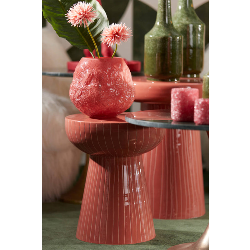 Side table Ø35x41 cm NUNOA coral