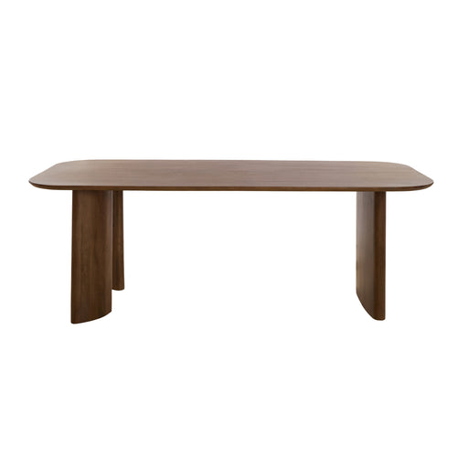 Dark Brown Aymara Wood Dining Table (220 cm)