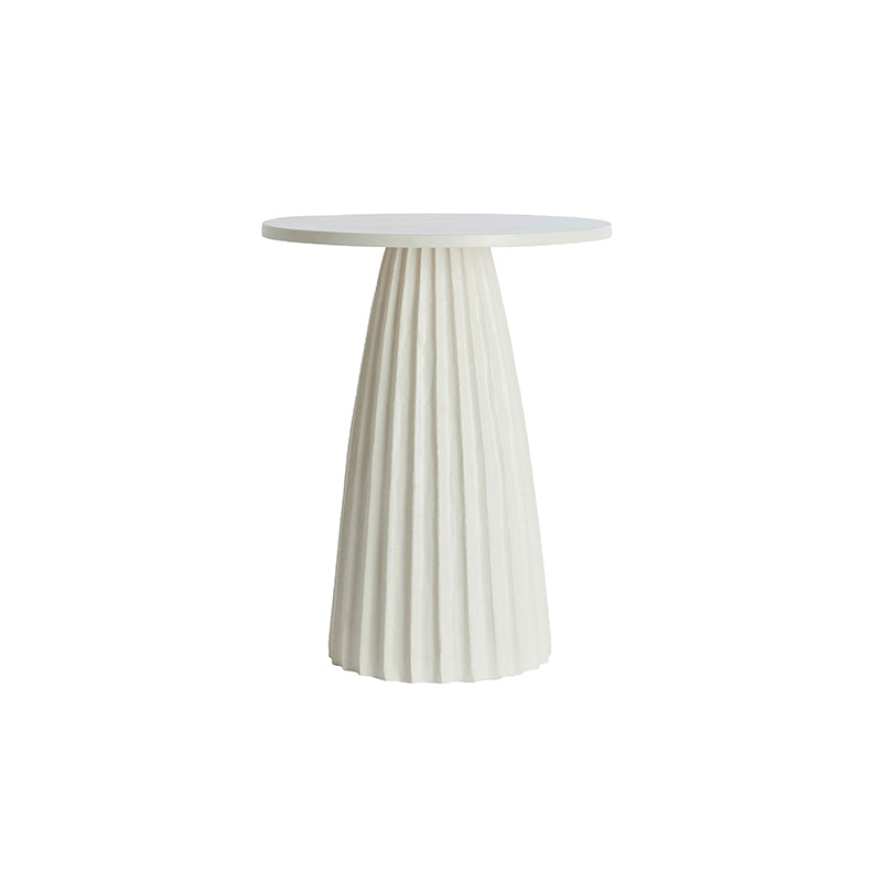 Side table Ø40x51 cm VEGLIA cream