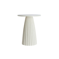 Side table Ø40x51 cm VEGLIA cream