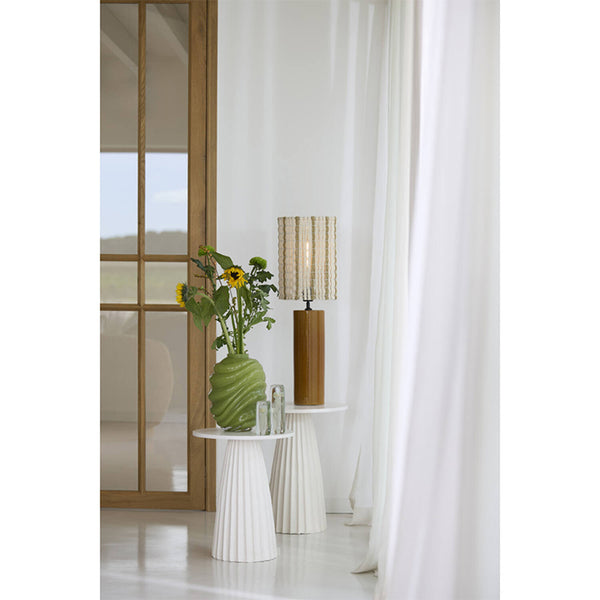 Side table Ø40x51 cm VEGLIA cream