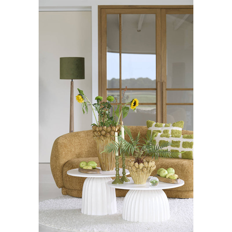 Side table Ø60x38 cm VEGLIA cream