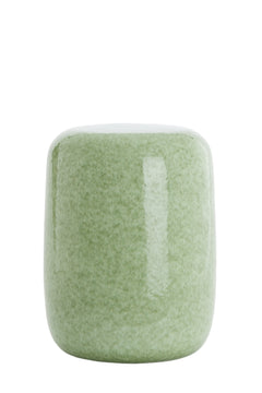 Side table Ø34x46,5 cm FRANCA ceramics mint green-green
