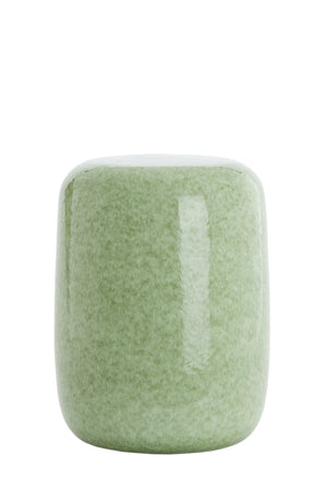 Side table Ø34x46,5 cm FRANCA ceramics mint green-green