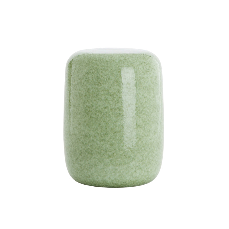 Side table Ø34x46,5 cm FRANCA ceramics mint green-green