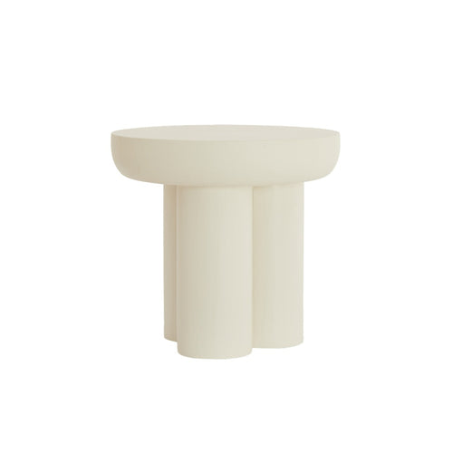 Mizuho Cream Side Table (50cm)